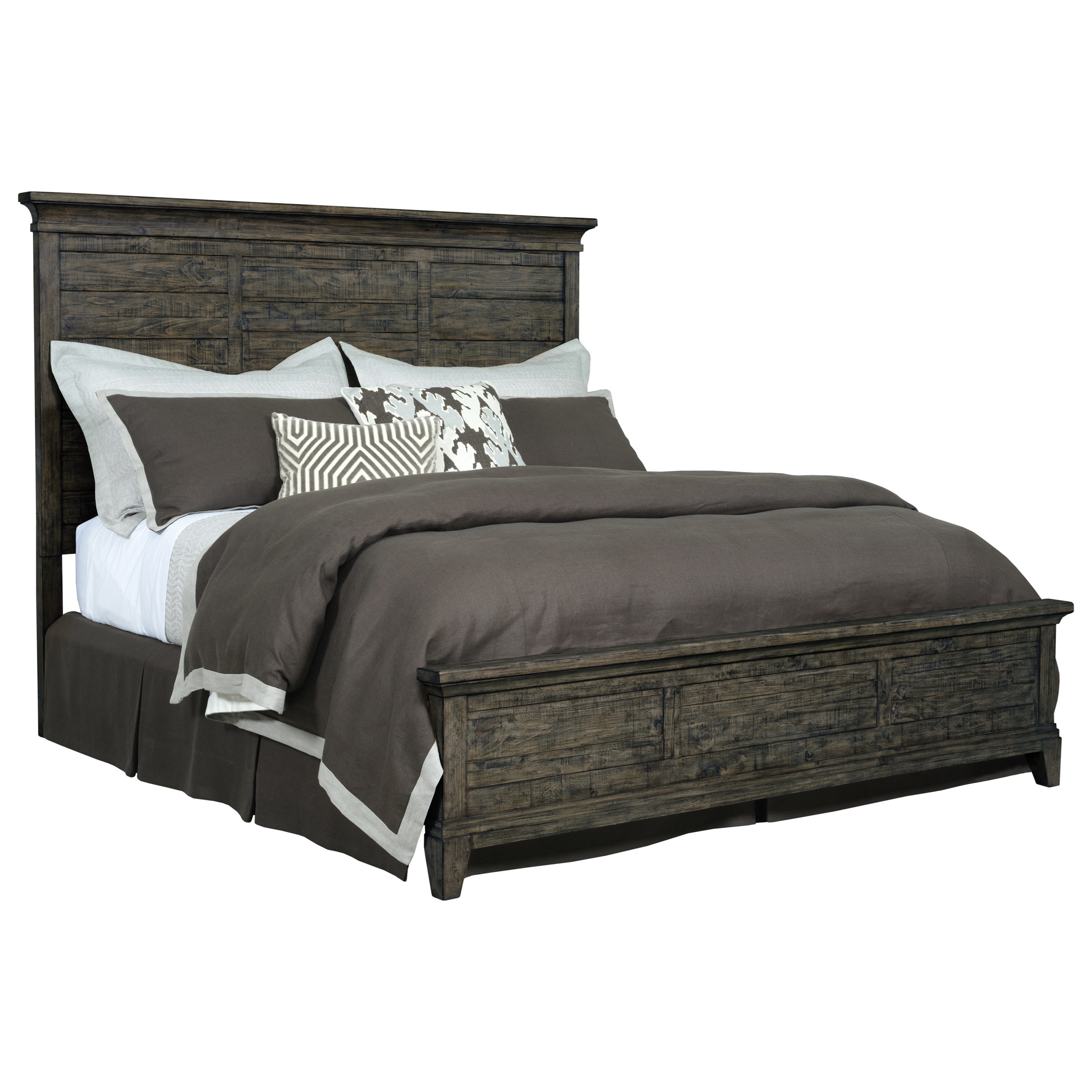 Kincaid Furniture Plank Road 706306CP Jessup Solid Wood King Panel Bed